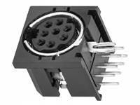 DIN Socket Mini 5P PCB Plastic [BM51]