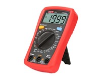 Digital Multimeter 600V AC/DC 10A DC, Resistor:200m, Display Count:1999, Manual Range, Diode, Continuity Buzzer, Auto Power Off, Auto Backlight Off, Drop Test 2m [UNI-T UT33D+]