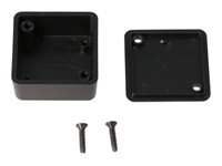 General Purpose IP54 Black ABS Plastic Enclosure in 35 mm x 35 mm x 20 mm size [1551MBK]