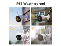 IMOU Bullet 2E Outdoor WiFi Camera 5MP 3.6mm LENS 30M IR Night Vision, Full Color 1/3” CMOS, H2.65, Built-In Microphone , HUMAN DETECTION, Alarm Notification, Micro SD Card Slot Upto 512GB, 25/30fps, iOS, Android, ONVIF, 8xDigital Zoom, IP67 [IMOU IPC-K3DP-5H0WF 3.6MM]