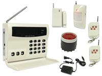 GSM Alarm Kit with 99 Wireless and 7 Wired Zones Includes 1xPanel 1xPSU 1xMagnetic Switch 2xRemotes 1xSiren [LL-GSM ALARM KIT 99+7]