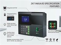 ZK Teco Fingerpringt Time & Attendance Terminal with Access Relay [ZKT IN05A/ID]
