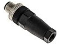 Circular Connector M12 A COD Cable Male Straight. 5 Pole Screw Terminal PG7 Cable Entry [ELST5012PG7]