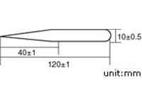 1PK-101T :: 120mm Insulated Tweezer Non-Magnetic [PRK 1PK-101T]