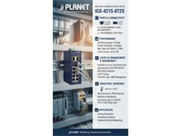 Planet Industrial L2/L4 8 Port 10/100/1000t + 2 Port 1g/2.5g Sfp Managed Switch Ip30 [IGS-4215-8T2S]