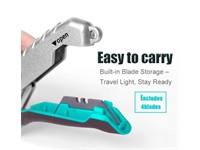 Utility Knife - Aluminium Alloy 158mm - Includes 4 Blades [PRK DK-2102]