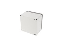 Enclosure Polycarbonate 120x120x90mm IP66 Grey Body Smoked Lid [1554P2GYSL]