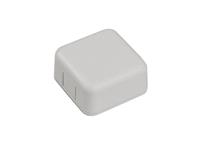 ABS Plastic Miniature Enclosure - Snap-Fit / Wall-Mount 40x40x20mm Unvented IP30 - Grey [1551SNAP1GY]