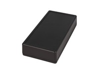 ABS Enclosure With Clip+Bat Door 170X85X34 Black [1599EBKBAT]
