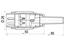 7 way Male Cable Connector with IP40 250V 5A Screw Locking and Solder termination cable outlet 5~8mm [09-0041-00-07]