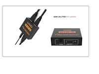 2 Port HDMI Splitter 4K, Metal. 1 Input Two Outputs, High Quality Ultra HDTV Resolution, Support 3D, Includes Power Adapter. [HDMI SPLITTER PST-4K102M]