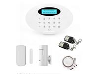 Integra GSM Alarm Panel, Super Slim Touch Keypad, 10 Wireless Zones (10 Sensors Per Zone), 2 Wired Zones, 20 Sec Voice Record, Remote ARM/Disarm, APP Control and Adjustable Siren Ring Time. [INT-GSM ALARM KIT SSR 100+2]
