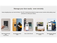 EZVIZ Smart Home Video Doorphone 2-Family Kit 3MP, Outdoor Doorbell 2mm LENS (MAX6M IR), 2x7" Colour Touch Screens, 1/2.7" CMOS, H.265/H.264, 2D/3D DNR, Two Way Talk, WiFi 6 (2.4G/5Ghz), 2 Wire, Capable with 4 wired, DC24V/1A [EZVIZ CS-HP7-R200-1W2TFC]