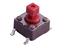 Tactile Switch • Form : 1A - SPST (NO)/4Termn • 50mA-12VDC • 260gf • SMD • Red • Case Size : 6x6 / 7.3(sq)x2.8,Lever : 3.8mm [DTSM648R]