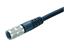 CORDSET M9 FEMALE STR CON 5 POL SINGLE END SHIELDED - 5M PVC CABL 3A /125VAC IP67 [79-1414-15-05]