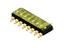 7way DIP Switch SMD Pitch=2,54mm Gull Wing, Raised Actuator, End-Stackable, Gold Contacts, 25mA 24VDC [EM07-Q]