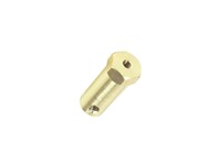 4mm ID DC Gear Motor Shaft Coupling To Wheel. Length=30mm [HKD HEX SHAFT COUPLING 30MMX4MM]