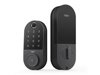 Tp-link Tapo Smart WiFi Door Lock , Fingerprint:100 , Access Code:200 , Protocol:TCP/IP/ICMP/DNS , 10000mah Rechargeable Lithium-ion Batt , Deadbolt , Type-c 5v 2a , Google Assistand , Bluetooth , Amazon Alexa , I/P:100~240vac , Ip65 (Ext Assembly) [TP-LINK TAPO DL110]