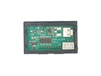 Digital Panel Meter, Supply Voltage 4 - 30VDC, Red Display Voltmeter 0 - 100VDC, Blue Display Ammeter 0 - 50ADC Complete with Shunt [DPM/HKD DIGITAL DUAL 100V 50A RB]