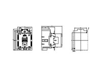 Power Contactor, AC-3e/AC-3 150 A, 75 kW / 400 V AC (50-60 Hz) / DC UC: 220-240 V 3-pole, Auxiliary Contacts 2 NO + 2 NC Drive: Screw Terminal [3RT1055-6AP36]