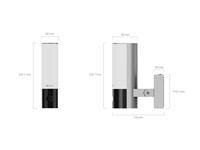 Ezviz Smart Security Wall- Light Camera 3MP 2.8mm Lens, 15m IR, Two-Way Talk , Auto Tracking, 2.4GHz & 5GHz Wi-Fi 6 , 780 Lumens, 3000K-5700K ADJ, 2K RES, Colour Night Vision, 100~240VAC, Siren , AI-Powered Human/Vehicle Shape Detection, IP65 [EZVIZ CS-EL3-R100-8C3WFL]