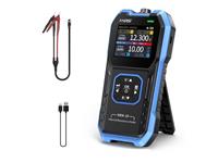 FNIRSI Battery Tester can automatically test Internal Resistance and Voltage Value at the same time. Includes Kelvin Clip Test Line and Type Data Cable. Does not include Tester Clamp and Tester Probe. [FNIRSI HRM-10 BATT VOLT RES TEST]