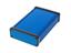 Extruded Aluminium Enclosure Blue Anodized 120 x 78 x 27mm Metal End Plates [1455J1201BU]