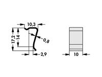 Retaining Spring for Transistor on Heatsink TO218, TO220, TO247, TO264 [THFU1]
