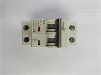 GROWCOL PV DC CIRCUIT BREAKER 2P 32A 6KA , RATED WORKING VOLTAGE:600VDC , INSULATED VOLTAGE:1200VDC , MAX RATED CURRENT 63A , CURVE TYPE:B , CONNECTION TERMINAL IP20 [CIRCUIT BREAKER BB1-32A GRW]