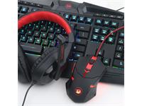 REDRAGON 4-IN-1 RGB GAMING COMBO KIT (Includes : KEYBOARD,MOUSE,HEADSET & MOUSE PAD) [RGN RD-S101-BA]
