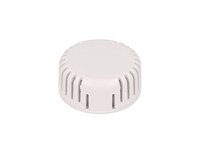 ABS Plastic Miniature Enclosure - Snap-Fit / Wall-mount Round 45x20mm Vented IP30 - White [1551V11WH]