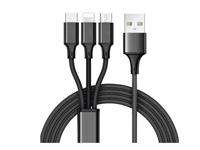 MOBILE PHONE CHARGER CABLE , TYPE C , IOS , AND USB MICRO .NB: THESE CABLES ONLY HAVE STANDARD CHARGE FUNCTION, CAN'T TRANSFER DATA. PLEASE USE 5V/2A-2.4A CHARGER WHEN CHARGING TABLET / PAD OR MULTIPLE DEVICES AT SAME TIME. [USB CHARGER CABLE 3IN1 #TT]