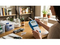 Brother P-Touch PH110 Handheld/ Mobile 2 Line Printer, 6-12mm Tape, QWERTY Keyboard - (9V Adapter Not Included) [BRH PTP-H110 BLUE]