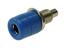 Banana Socket - 4mm - - Blue - Panel Mount - 24A-30VAC/60VDC [XY-RC11E BLU]