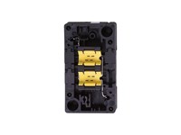 Lower Mounting/Base Part for IFM AS-Interface Field I/O Modules, AS-i Connection Via Terminals, 45 × 80 × 20 mm, cULus Approved. [AC5000 IFM]
