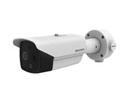 Temperature Screening Thermographic Bullet Camera, 160x120 resolution, 3,1mm Lens, NETD is less than 40 mk (@25° C, F#=1.1), Adaptive AGC/ DDE/ 3D DNR, Support temperature screening, Support audio alarm [HKV DS-2TD2617B-3/PA]