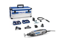 Dremel 4250-6/126 Multi-Tool Kit + Flexi Shaft 225, 175W 220-240VAC, 128 Dremel Accessories & 6 Attachments, 5.000 35.000 1/min, Variable Speed, 72.5 dB(A), Vibration:14.1 ± 1.5 m/s2, 5.5kg [DREMEL F0134250JK]