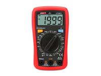 DIGITAL MULTIMETER 250V AC/DC 10A DC,RES:200M,DISPLAY COUNT:2000,MANUAL RANGE,SQUARE WAVE O/P,DIODE,CONTINUITY BUZZER,LOW BATT INDICATION,DATA HOLD,LCD BACKLIGHT,INPUT IMPEDANCE FOR DCV [UNI-T UT33D]