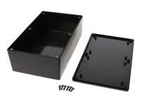Flame Retardent ABS Enclosure 193X113X58MM In Black Colour It Is Designed For IP54 [1591XXEBK]