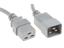 POWER EXTENTION CABLE IEC C19 FEMALE - C20 MALE 2M GREY [PWR EXT CAB IEC C19F-C20M 2M GY]