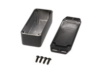 Diecast Aluminium Black 93 mm x 39 mm x 31 mm Flanged Lid [1590AFLBK]