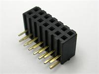14 way 2.0mm PCB Right Angled Pins DIL Female Socket Header [627140]