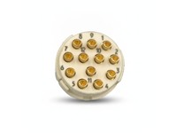 Circular Connector M23 Signal Male Solder Insert CCW- 12 Pole - 12 x 1mm Contacts - 8/20A @ 500VAC Max. [7002912103]
