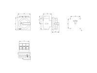 Sentron, Switch Disconnector 3LD, Main Switch, 3-pole, IU: 100 A, Operating Power / At AC-23 A At 400 V: 37 KW [3LD2704-0TK51]