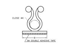 Cable Twist Clamp CH=7,2mm [KL-7]