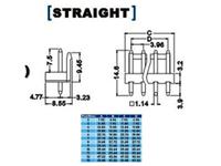 SIL Header Straight Type • 3.96mm • 2 way • Mates with : XY-135-02HT [XY135-02ST]