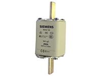 Siemens LV HRC fuse element, NH1, In: 250 A, gG, Un AC: 500 V, Un DC: 440 V, Front indicator, live grip lugs. NH1GG50V250 (E219815C) [3NA3144]