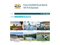 TP-LINK AX3000 Indoor/Outdoor WiFi 6 Access Point, Speed Rate:2.4GHz@574Mbps, 5GHz@2402Mbps, 1xGigabit LAN Port, Antennas:2.4GHz:2×4dBi, 5GHz:2×5dBi, Omada App, 802.3at PoE or 48V Passive PoE, Pole/Wall Mount, 280x106x56mm [TP-LINK EAP650 OUTDOOR]