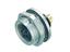 Circular Connector M9 Panel Flange Female 4 Pole Front Mount Solder Terminal IP67 [09-0412-80-04]