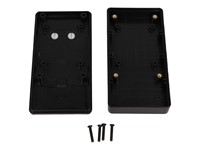 ABS Enclosure With Clip+Bat Door 130X65X25 [1599BBKBATCP]